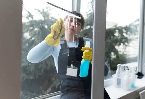 Nettoyage de vitres intérieures et extérieures à la Bouëxière